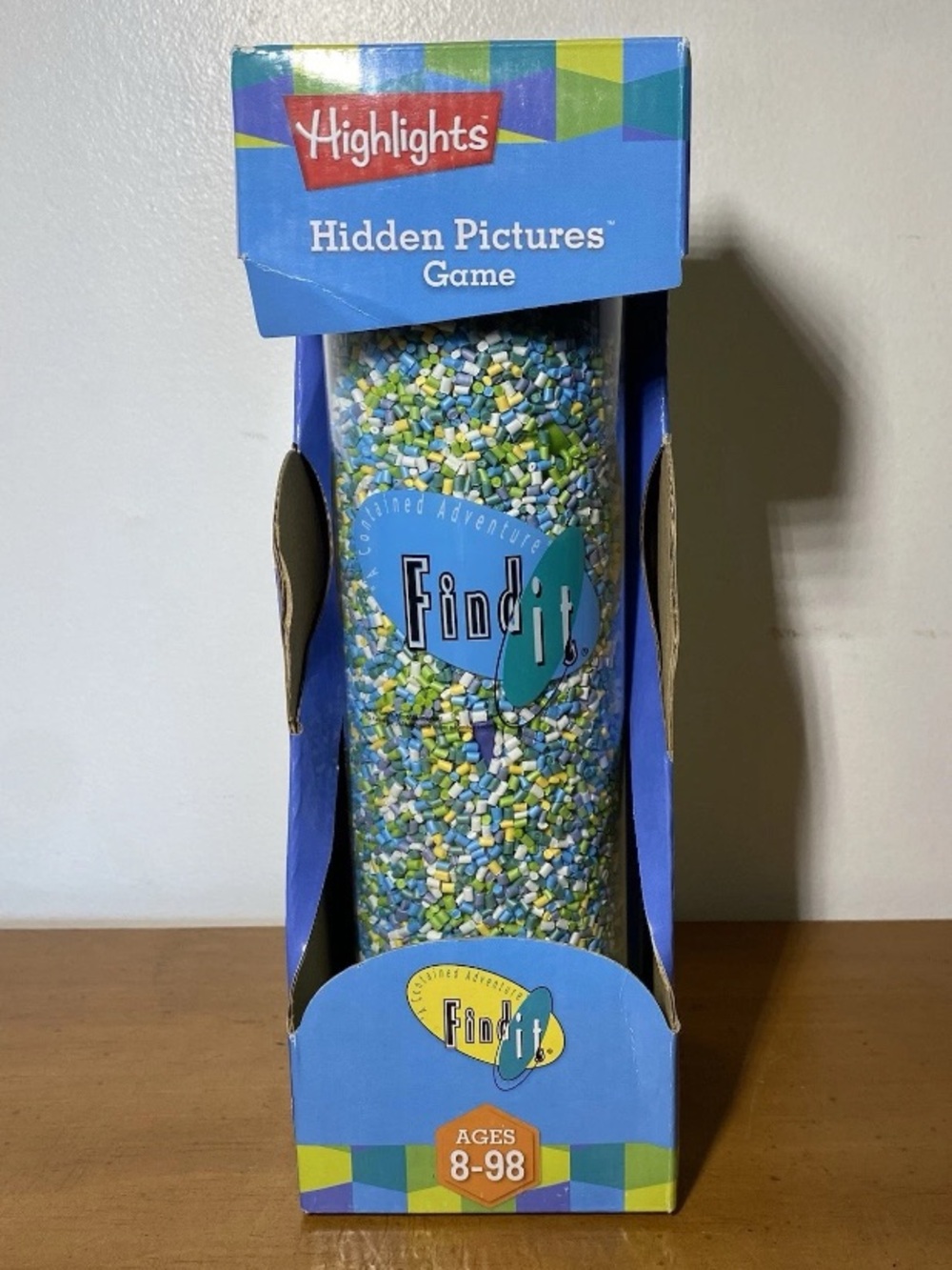 Find It Game Hidden Pictures Highlights Road Trip Car Games Sensory Tube Blue